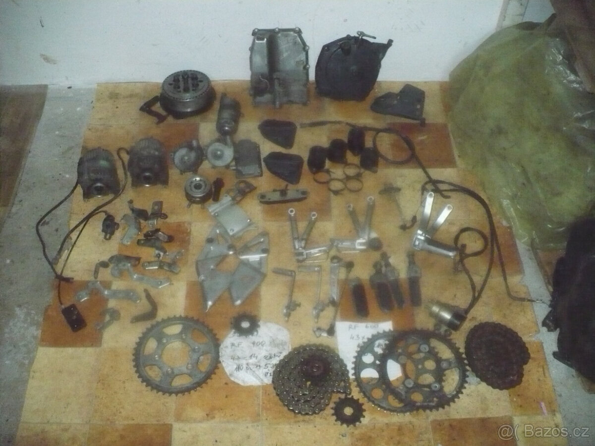 Suzuki RF 600 /900 r. 94 díly ze tří moto - 7