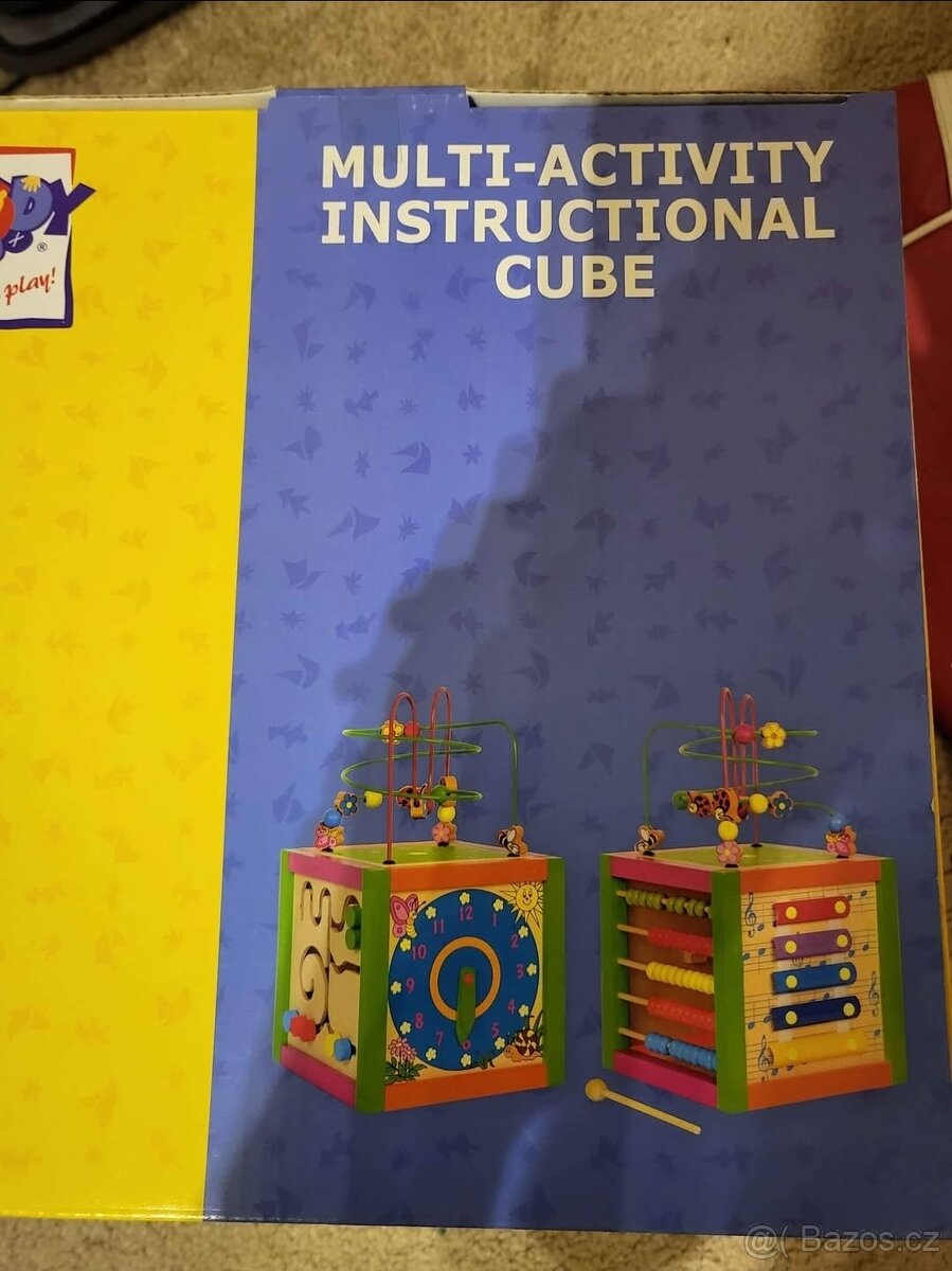 Nová dřevěná kostka s aktivitami, Woody - 7