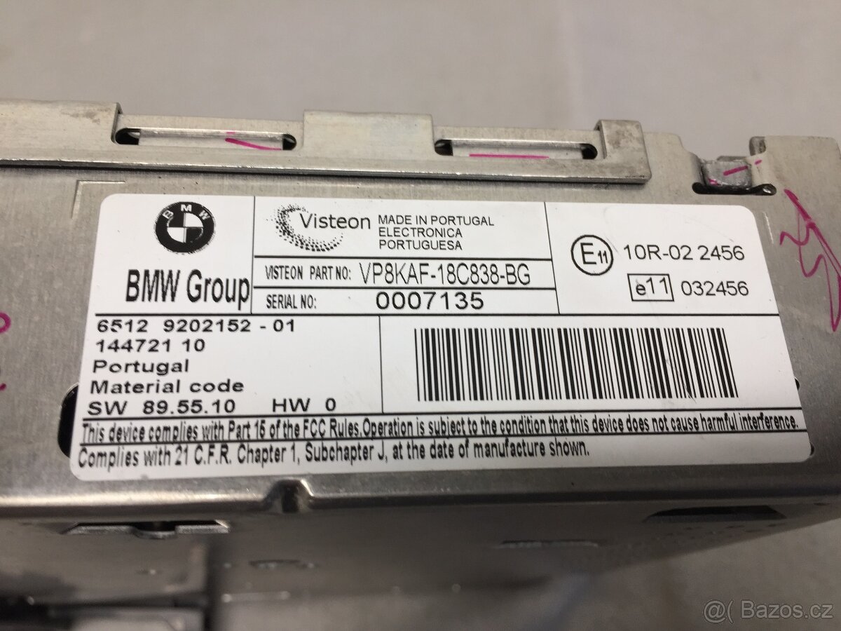 BMW E91 2005-2008 - RÁDIO BMW BUSINESS CD - 7