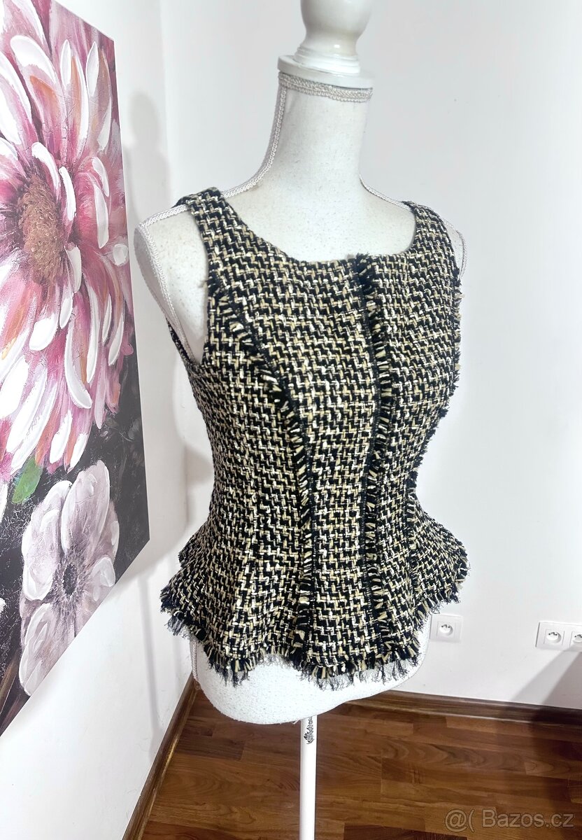 Tvídová vesta Marc Cain - 7