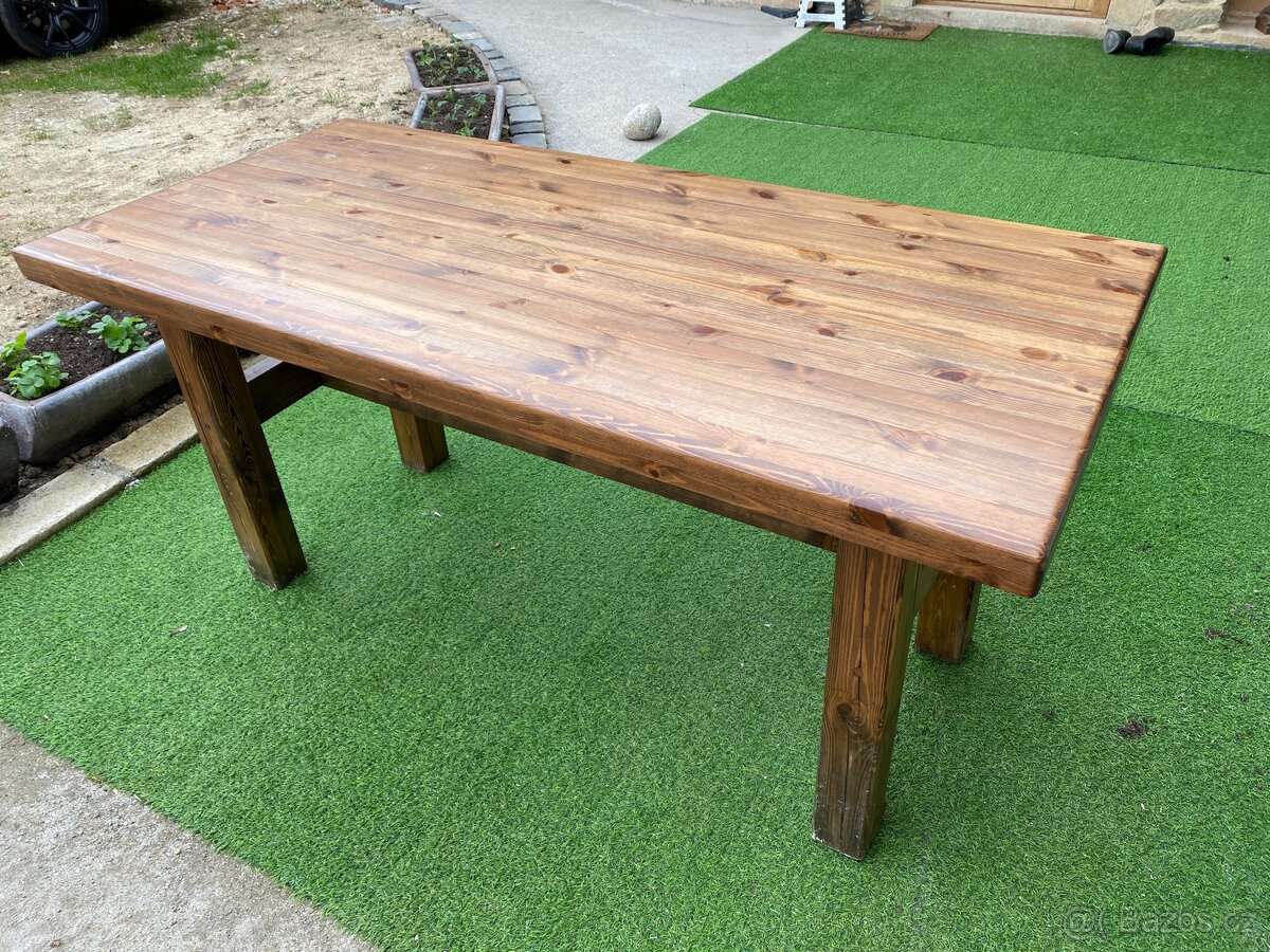 Masivní stůl smrk - 7