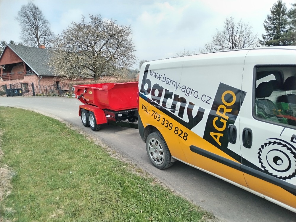 Vanový sklápěč za auto až 3500kg - 7