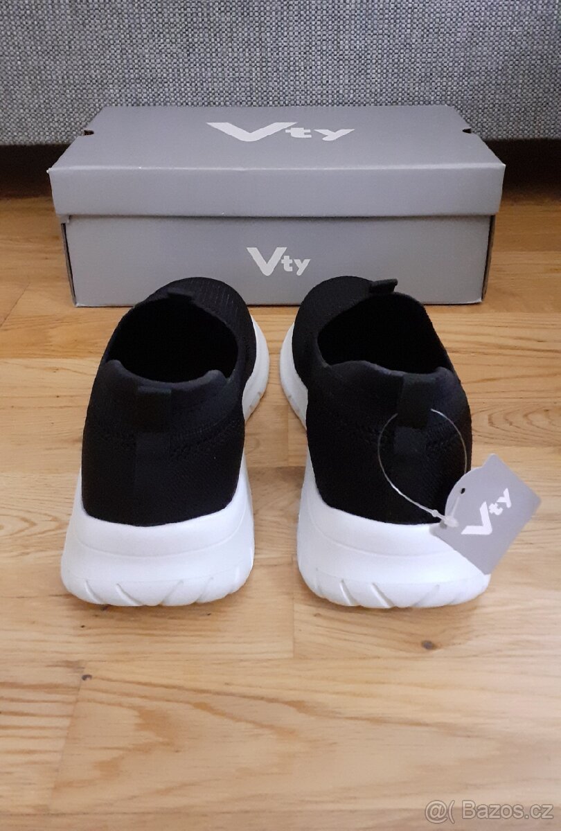 Černé slip-on tenisky - 7