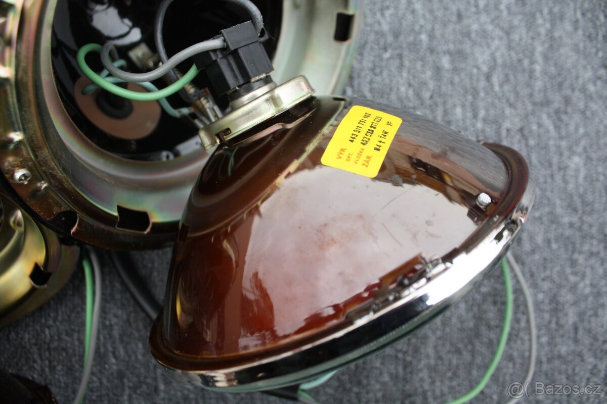 Škoda 105, Škoda 120 - kompletní přední světlomety - 7