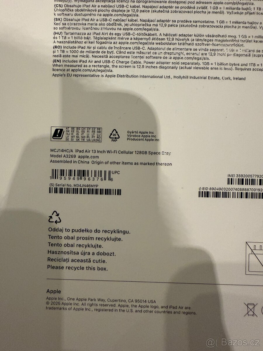 iPad Air 13 M3 (2025) + Cellular 128GB Space Gray - 7