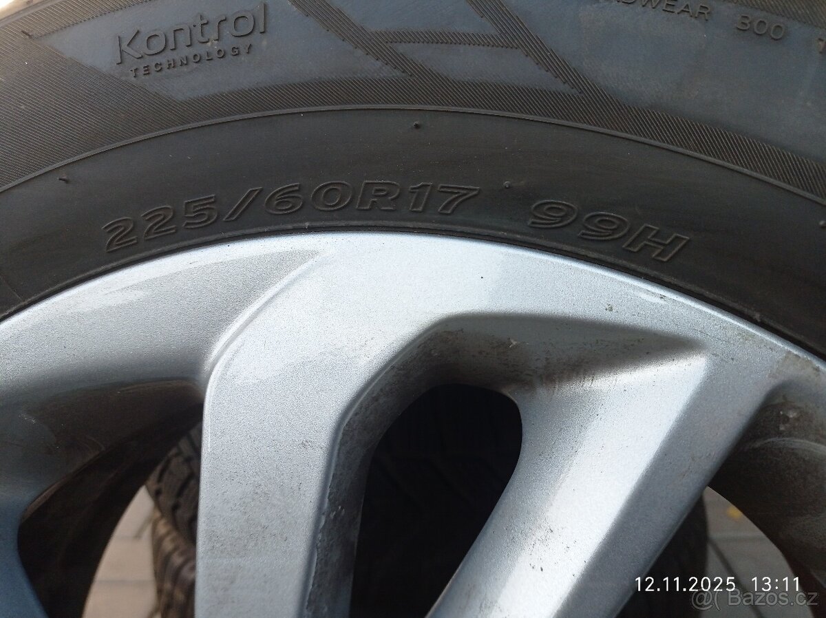 kompletní ZIMNI al kola 17" ORIGINAL HYUNDAI TUCSON - 7