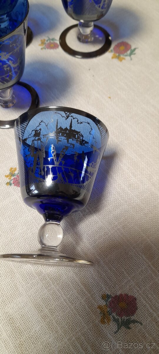 Kobaltove skleničky - 7