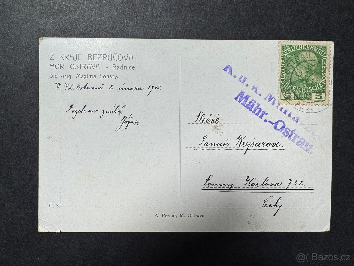 Pohlednice Mor.Ostrava-Radnice - 7