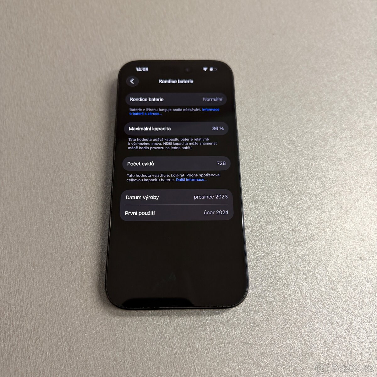 iPhone 15 Pro 128GB modrý titan, jako nový, 12 měsíců záruka - 7