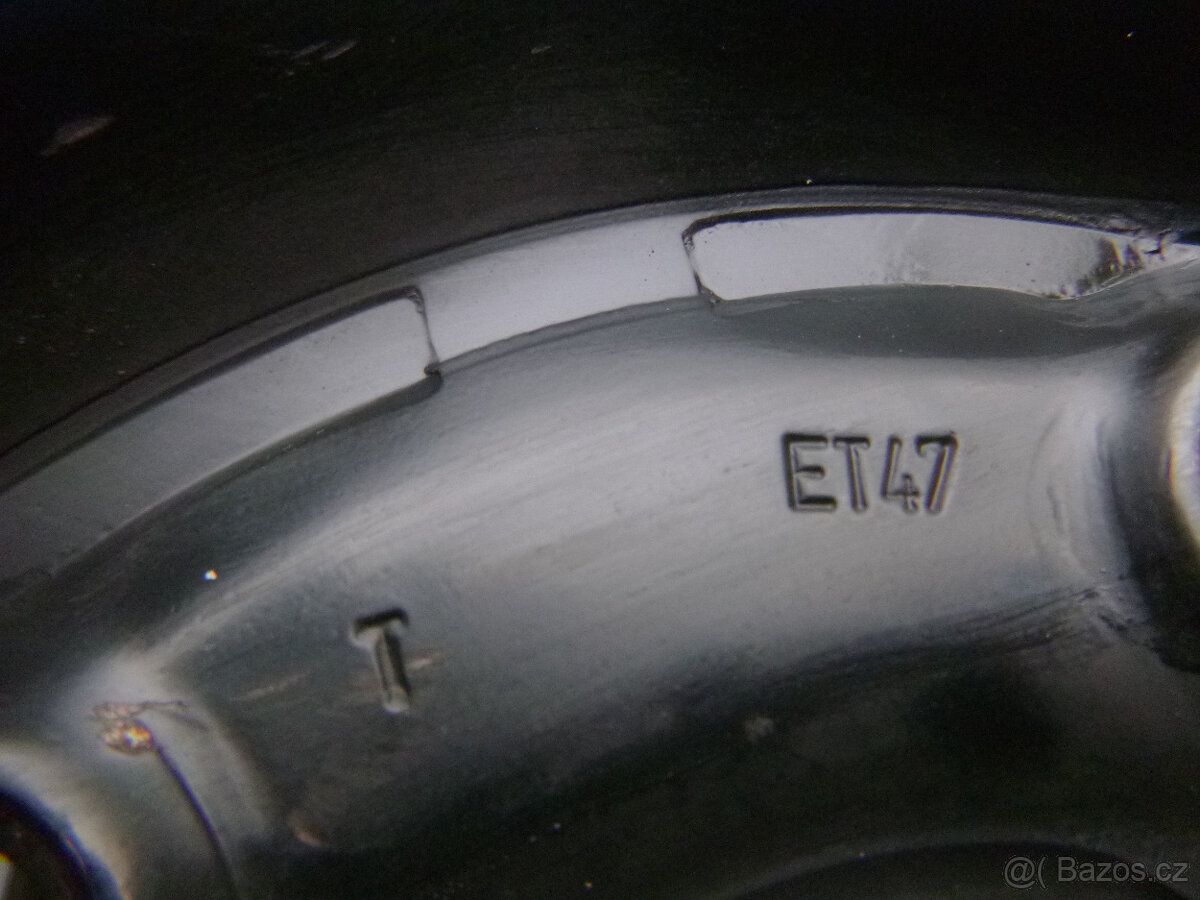 Plechové disky kola originál VW Škoda 5x112 6Jx15 ET47 - 7