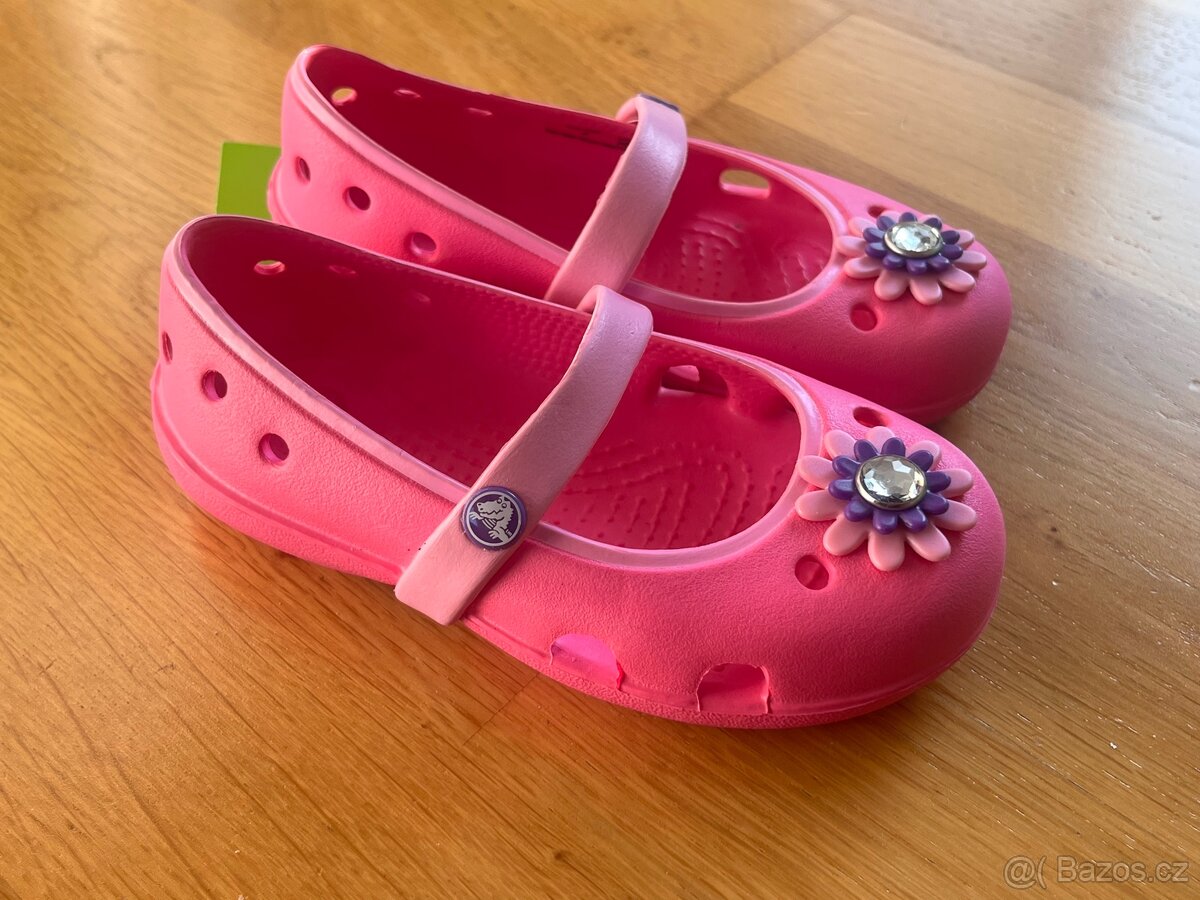 Crocs balerínky Keeley Petal Charm vel. C6 (EUR 22/23) - 7