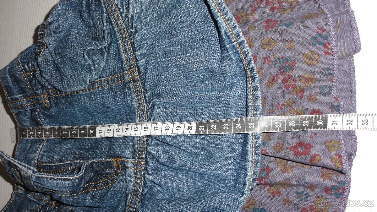 Riflová sukně vel. 134 a 140 - 7