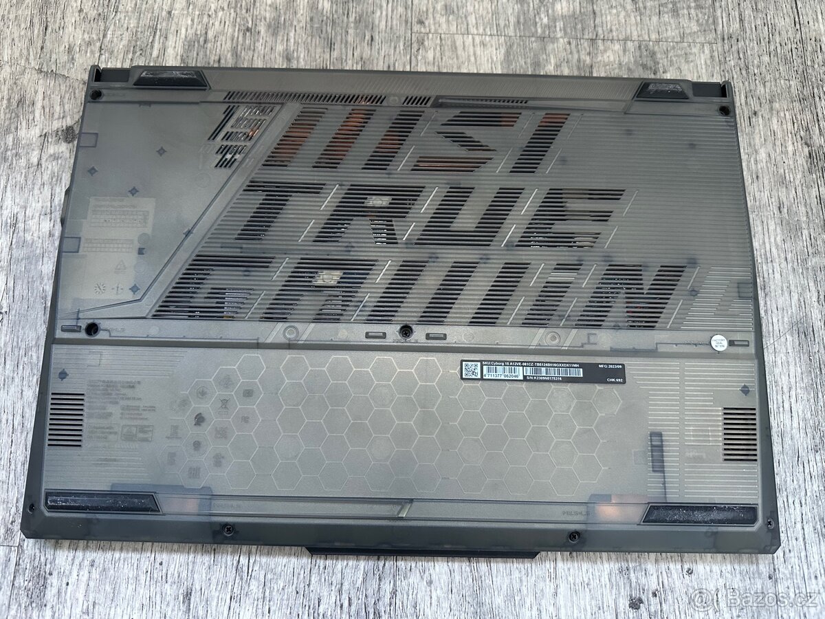 HERNÍ MAŠINA- MSI CYBORG- i5/RTX 6GB+INtEL/ - 7