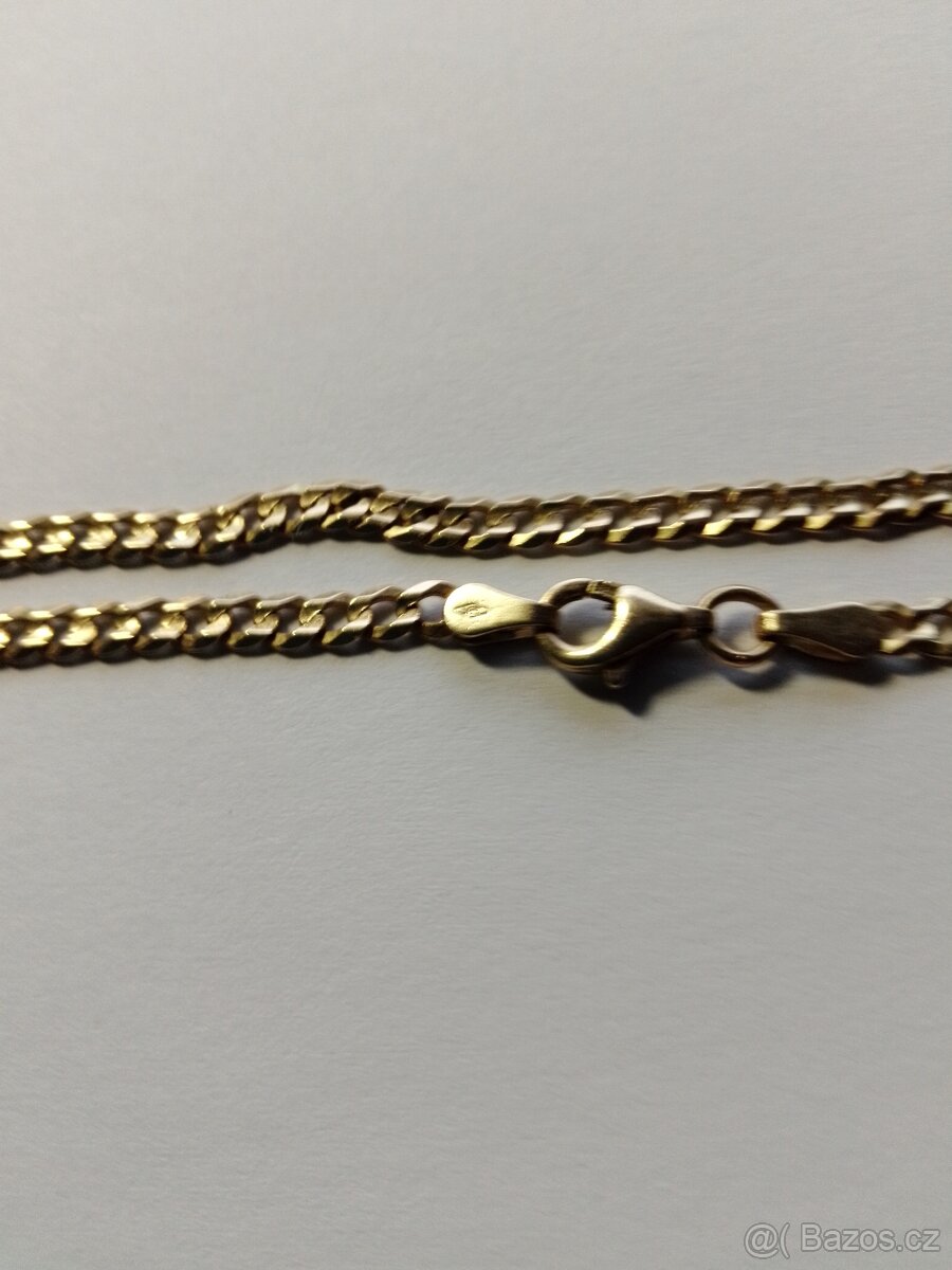 Zlatý řetízek 14kar. 10,16gr. 62cm. - 7