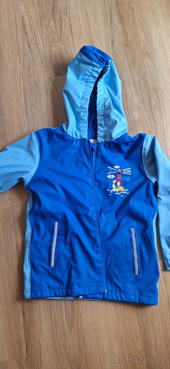 Pogumovaná bunda uvnitř fleece vel.110-116 - 7