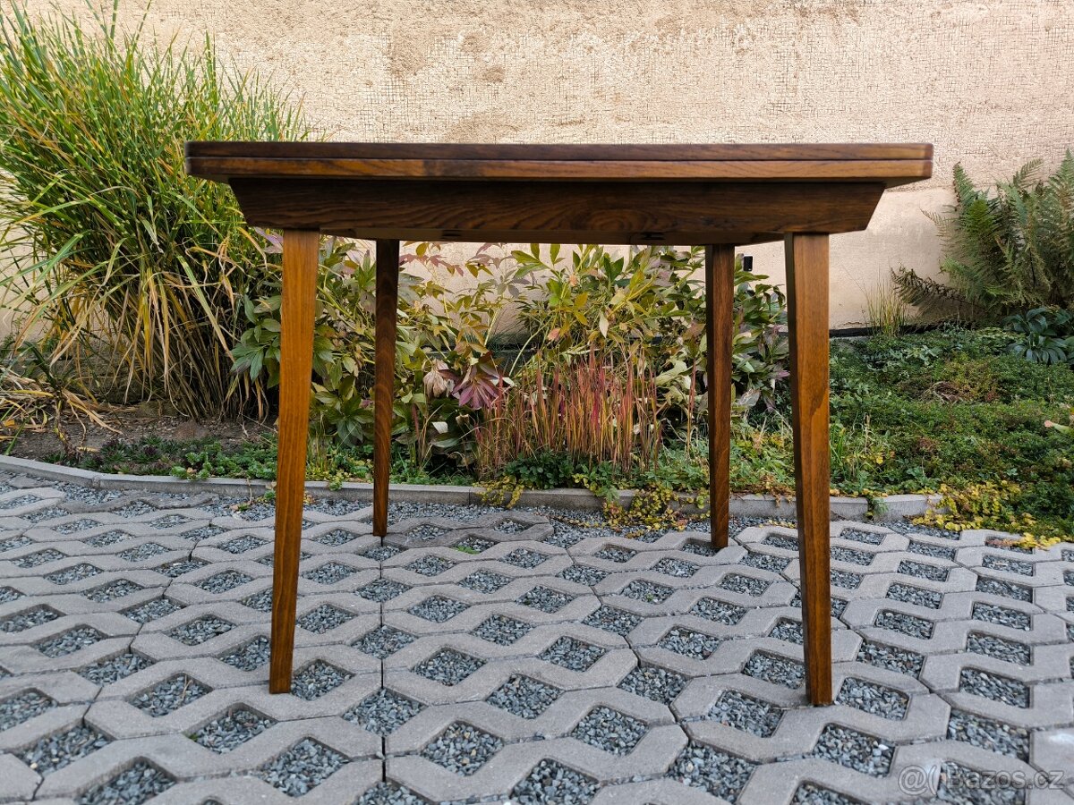 Retro jídelní rozkládací stůl Jitona - 60. léta - 7