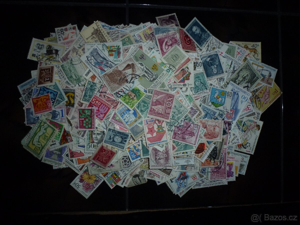 Poštovní známky Československo přes 1300 ks - 7