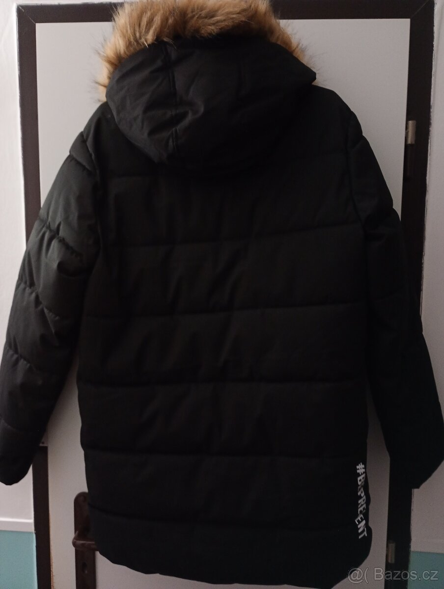Nová zimní dlouhá bunda unisex vel.164 - 7