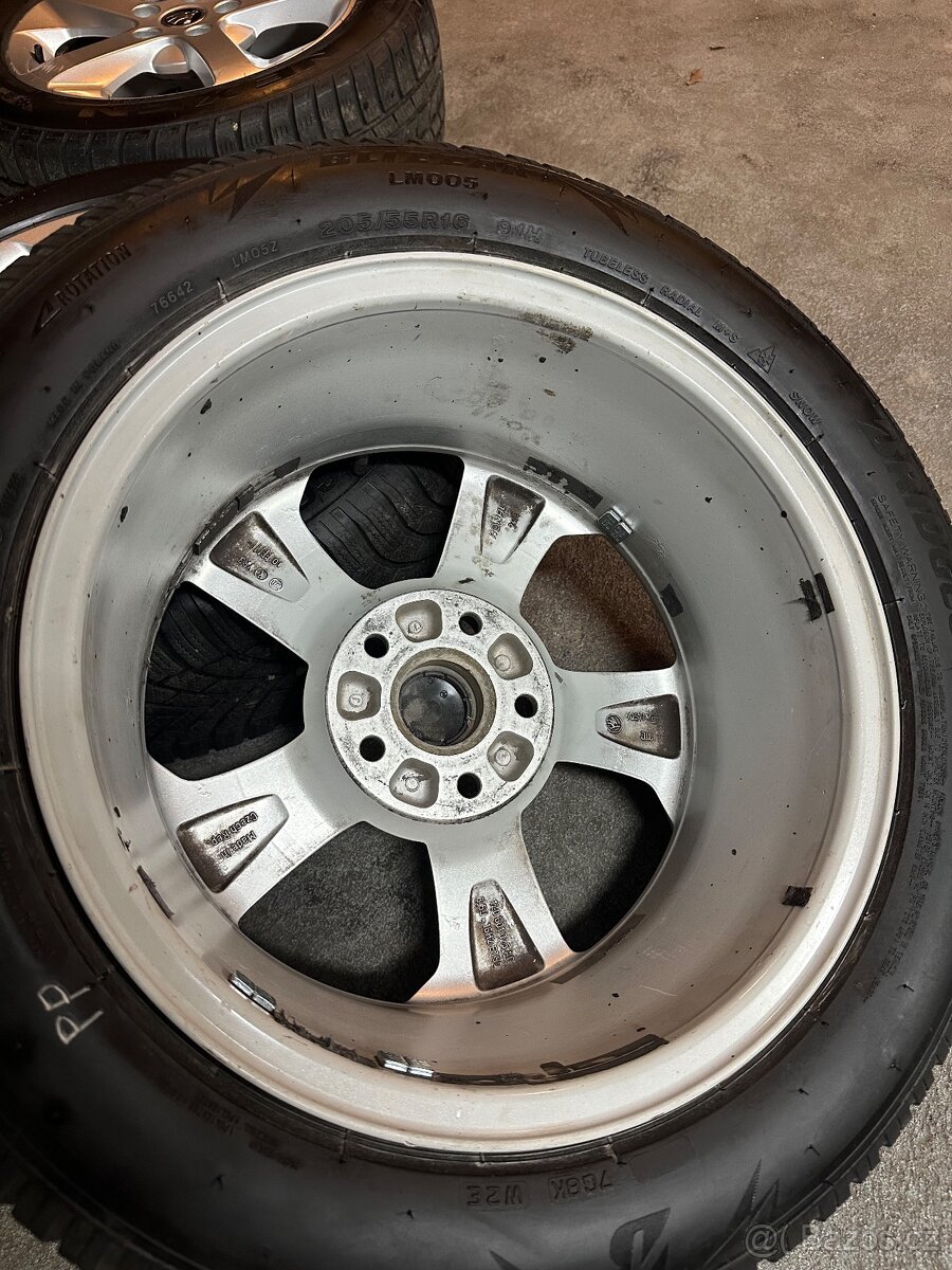 ALU Kola ŠKODA 5x112 R16 PROXIMA Zimní Pneu 205/55/16 - 7