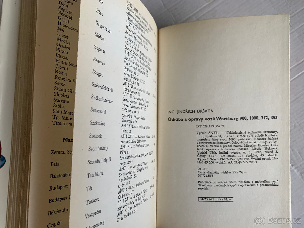 Wartburg 1000 353W – soubor knih, příruček a prospektů - 7