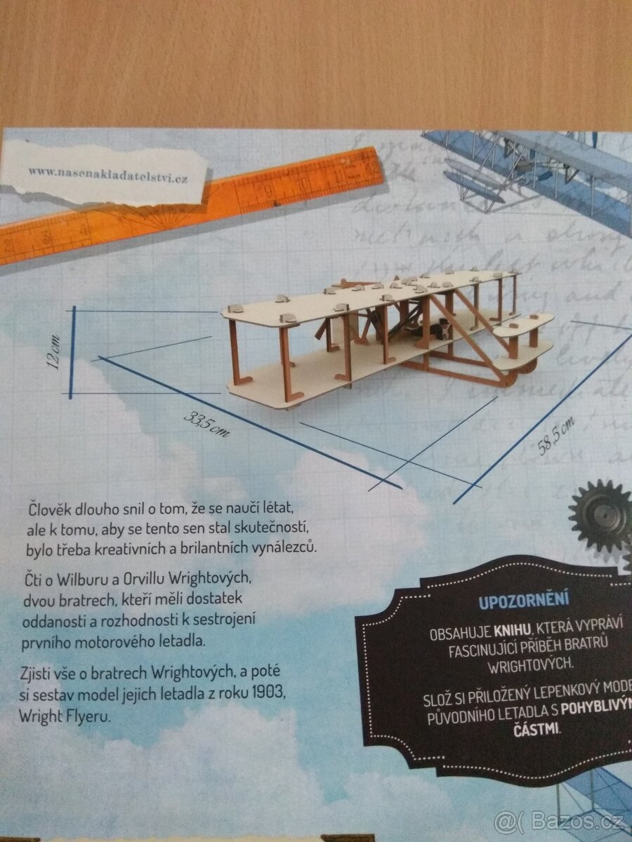 Nová kniha Vědci a vynálezci: Bratři Wrightové + model - 7