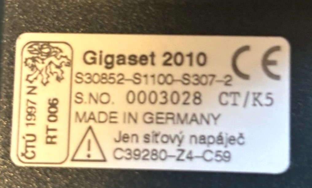 Telefon Siemens Gigaset 2010 - 7