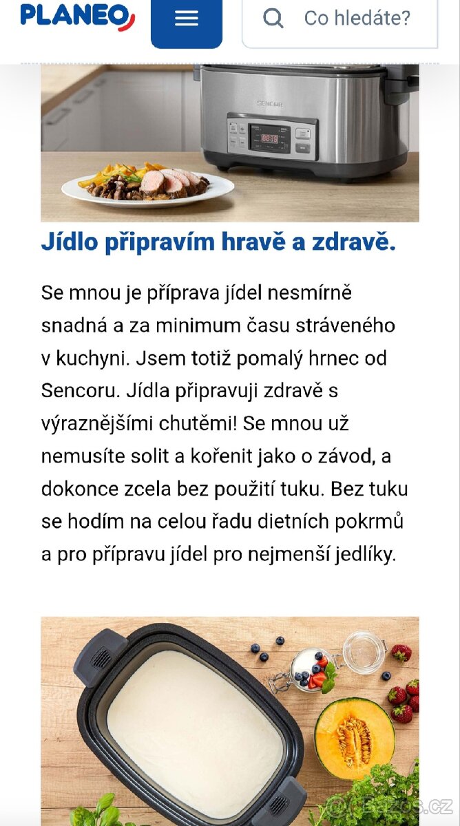 NOVY Pomaly hrnec Sencor SPR 5500SS - 7