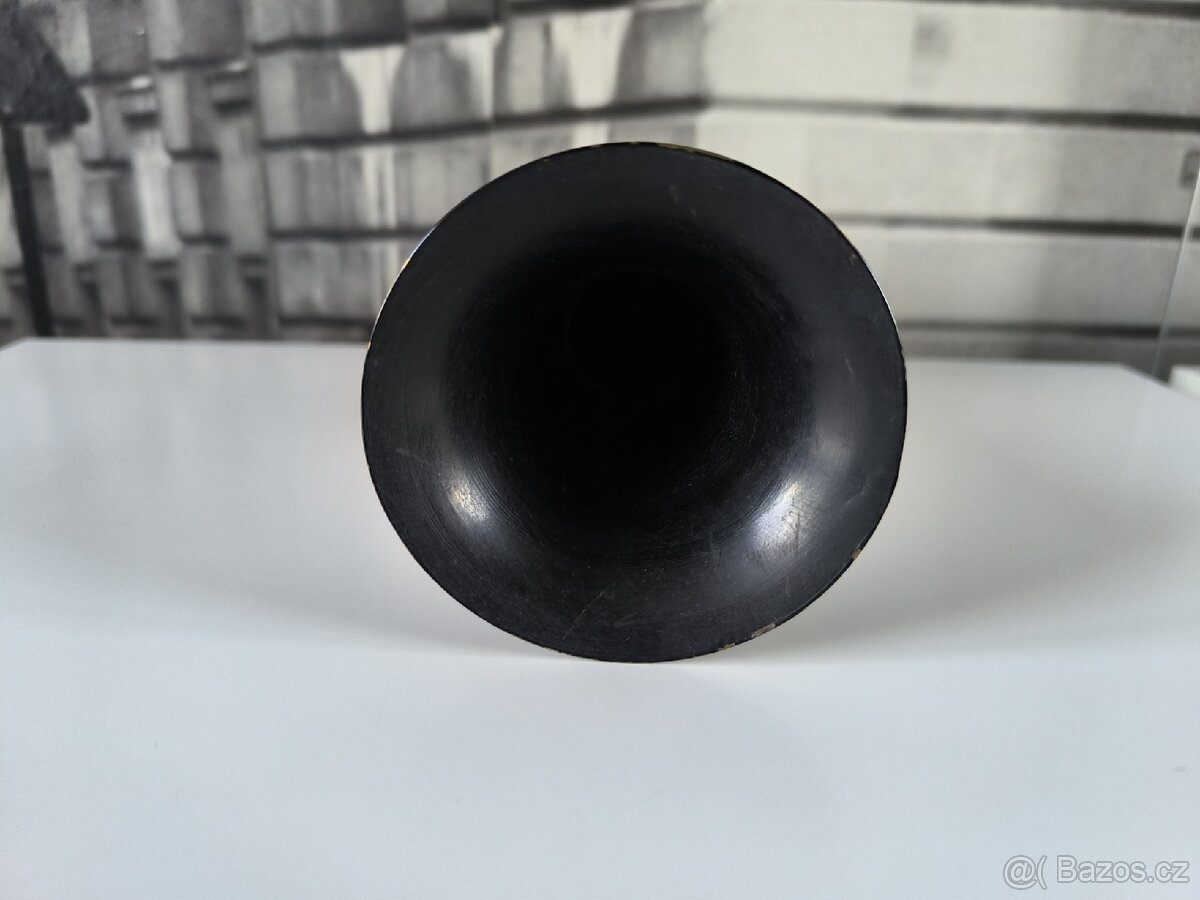 Starožitná mosazná váza - zdobená - 7