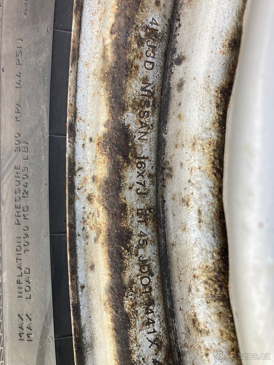 Zimni plechova kola 16 nissan navara np300 - 7