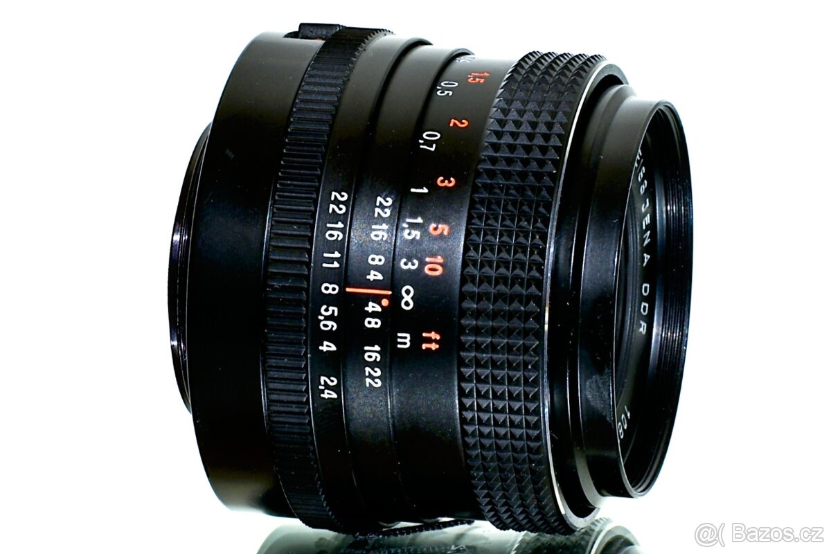 CZJ Flektogon electric RED MC 2,4/35 M42 TOP STAV - 7