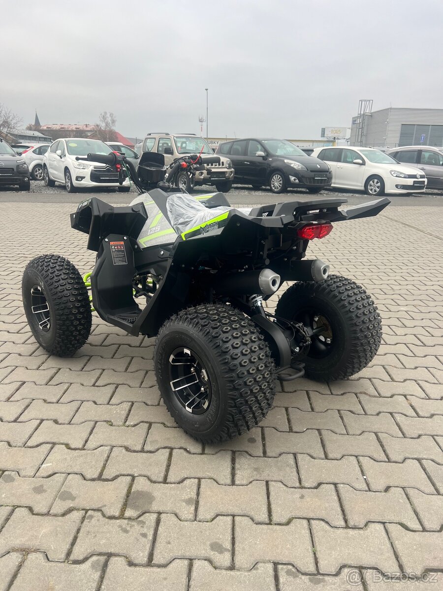 Dětská čtyřkolka FUN 125cc 3G8 - zeleno černá - 7