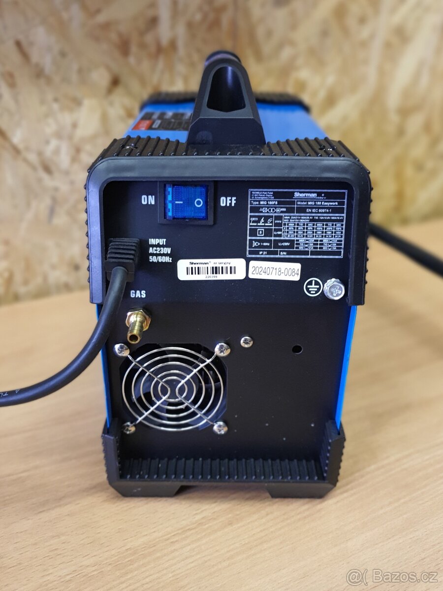 Nová mini CO2 svářečka Sherman MIG 180 Easywork - 7