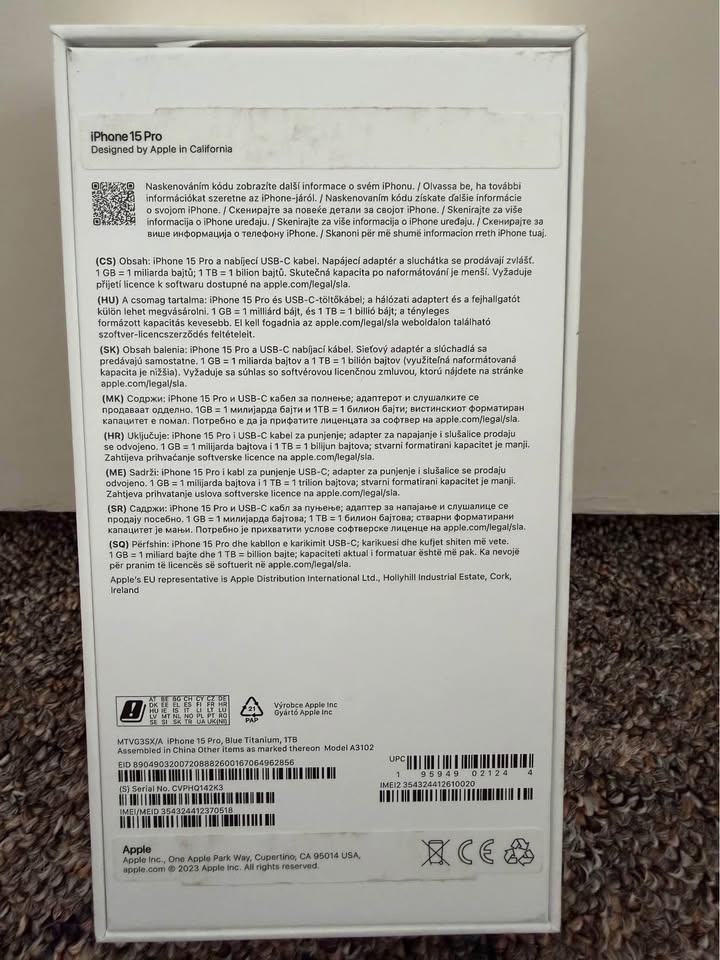 Apple iPhone 15 Pro 1TB Blue titanium. DPH. Pekny stav. - 7