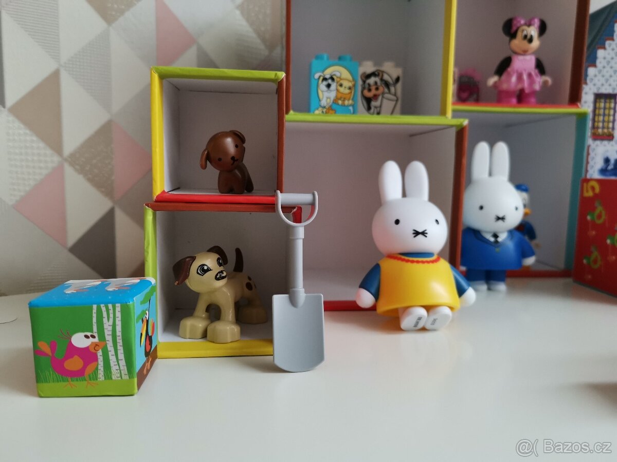 Skládací kostky pyramida - divoká zvířata a čísla, Scratch E - 7