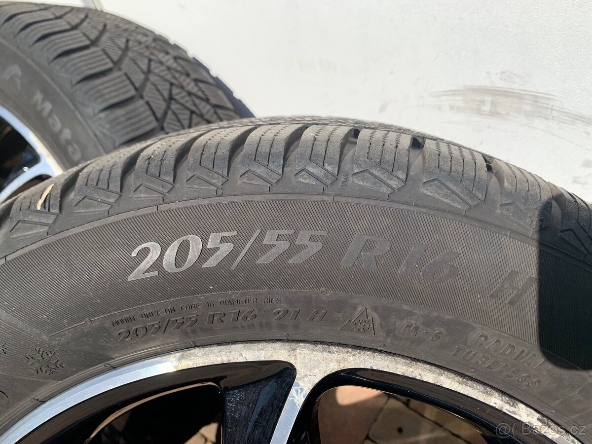 Alu kola RONAL R16 5x120 + zimní pneu - 7