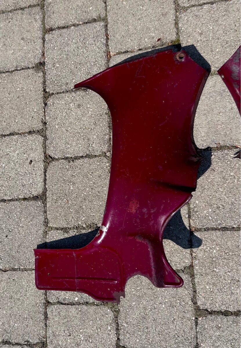 Jawa CZ 125 175 kyvacka - podsedlove plechy - 7