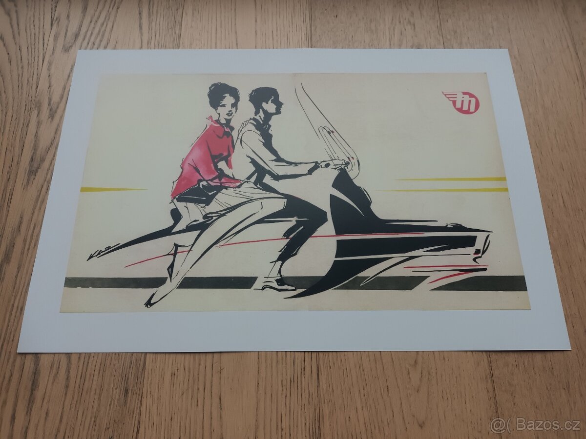 Prodam plakaty Jawa 350 typ 634,Bizon,Jawa 350 2x OHC - 7