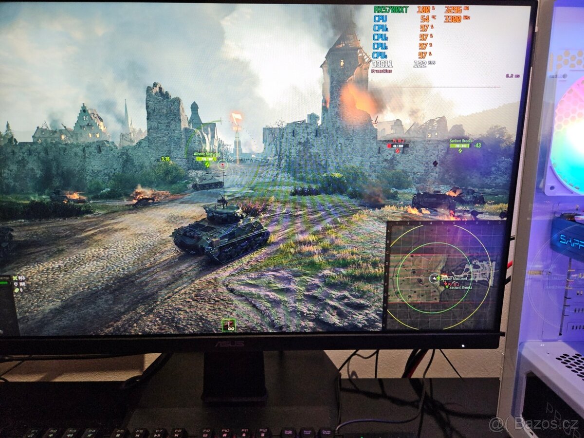 🔥 Herní PC i5|RX580|16GB RAM|1TB SSD|6xRGB|WiFi+BT|W11 - 7