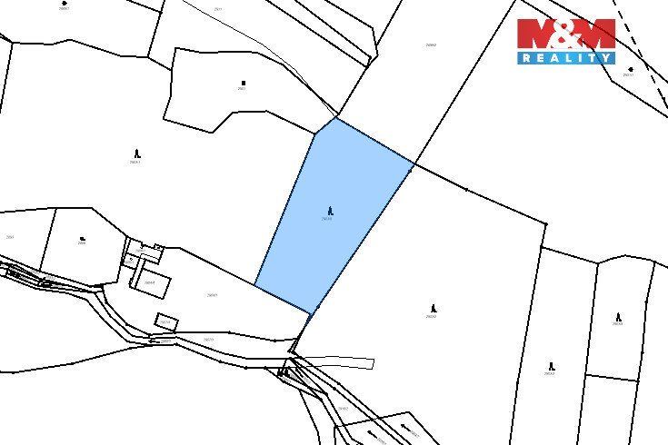 Prodej lesa, 7458m², Bílina - 7