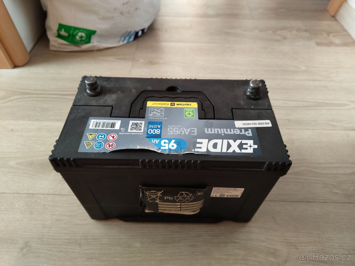 Autobaterie 12V 95 Ah LEVÁ akumulátor - 7