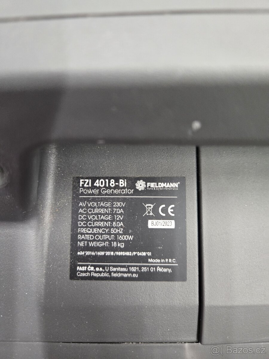 Nová elektrocentrála Fieldmam FZI 4018-bi - 7