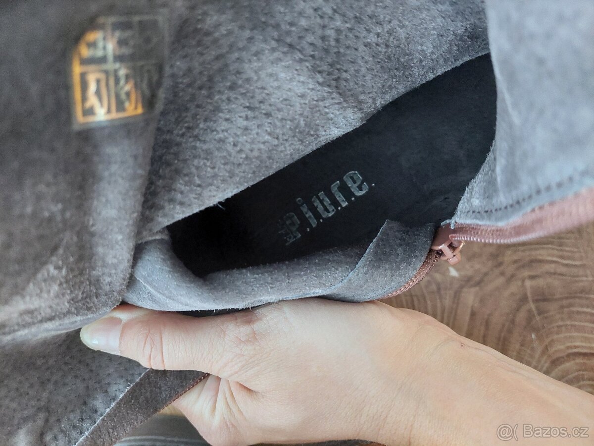 Vel. 38 kožené indiánské boty - 7