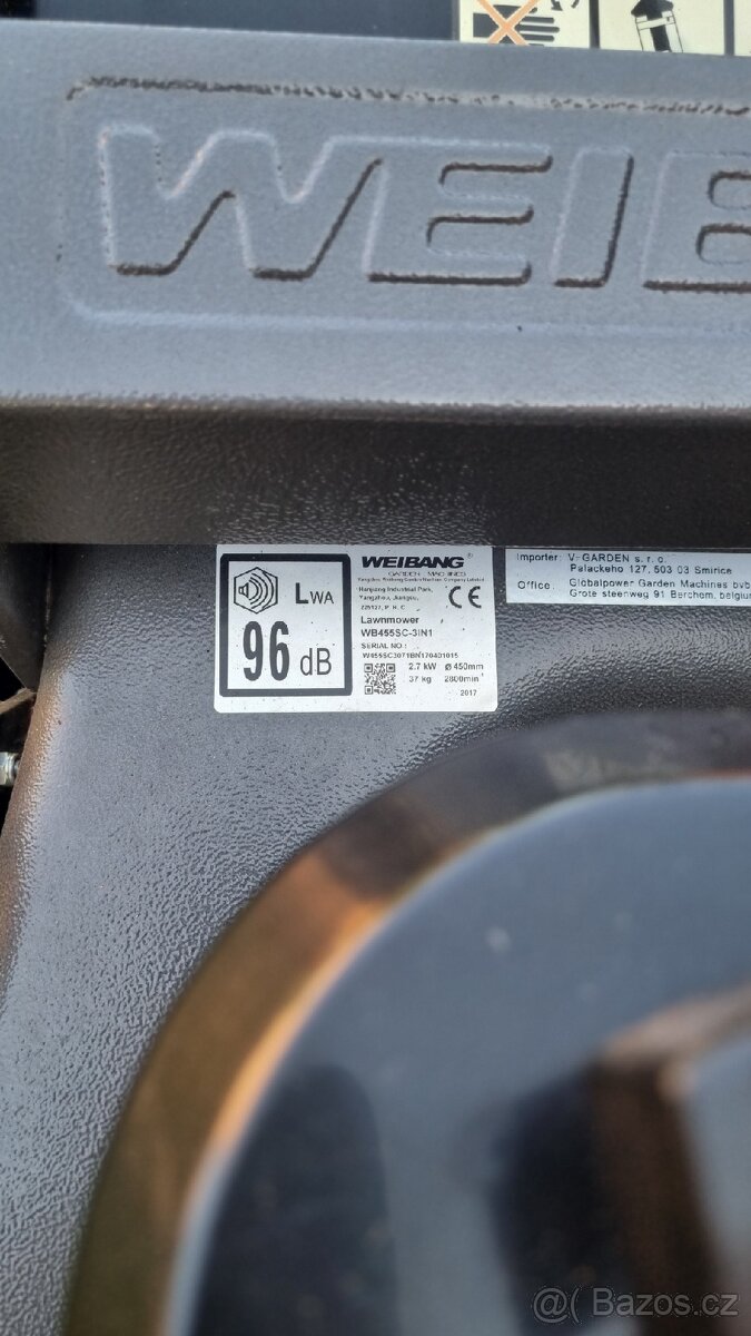 Benzínová sekačka s pojezdem - 7