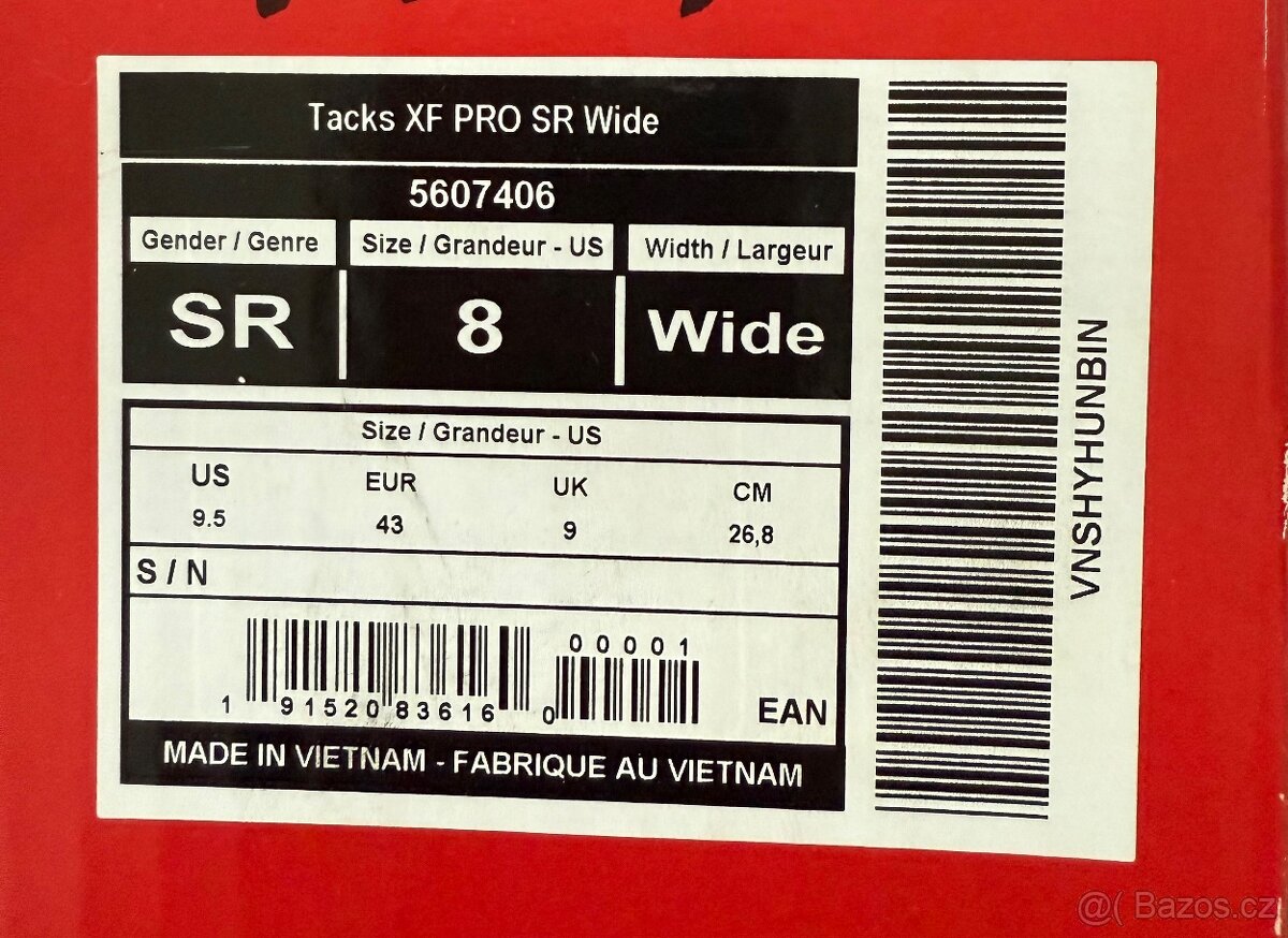 Hokejové brusle CCM Tacks XF PRO Senior, vel. 8 - 7