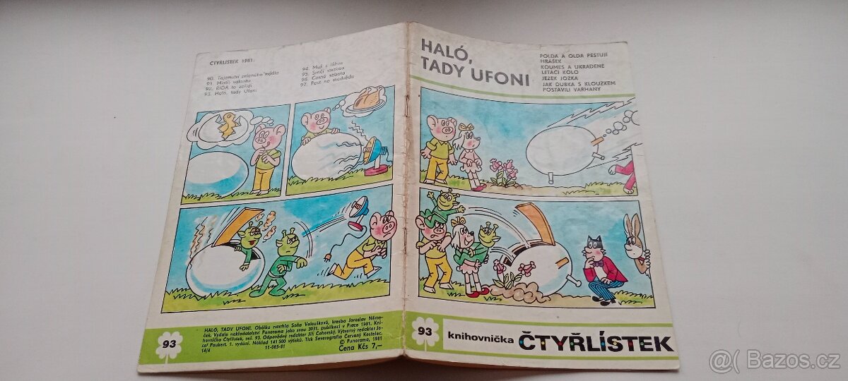 Čtyřlístek č. 90 - 97. Ročník 1981 - 7