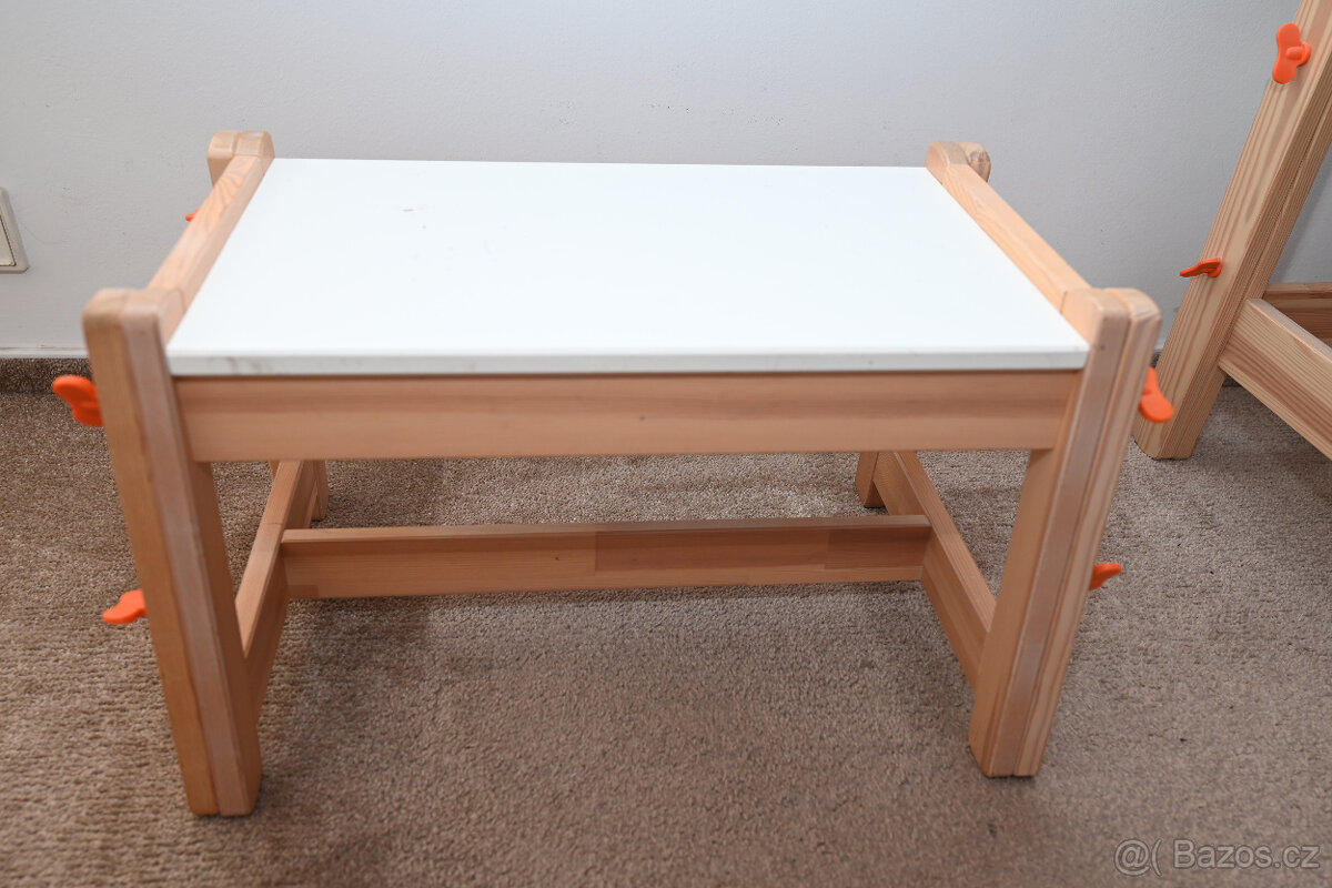 dětský stůl + lavice Flisat (Ikea) - 7