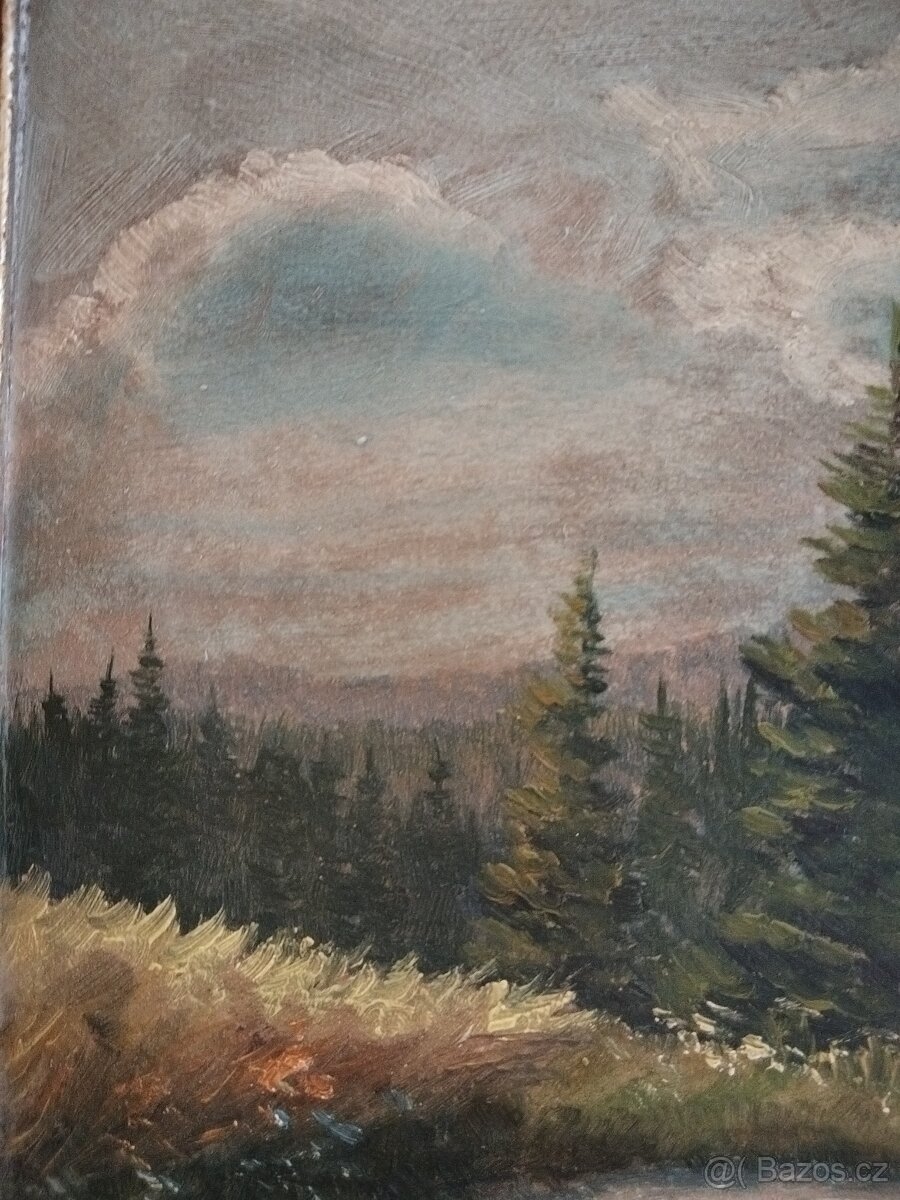 obraz LESNÍ ÚVOZ II., olej, sign. Jar. Jirotka 1939 - 7