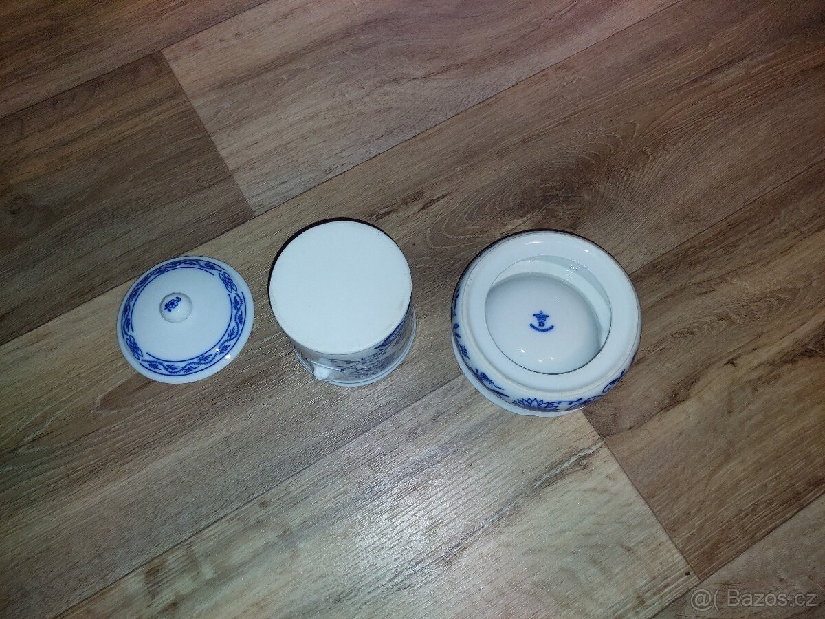 Prodám modrý porcelán . - 7