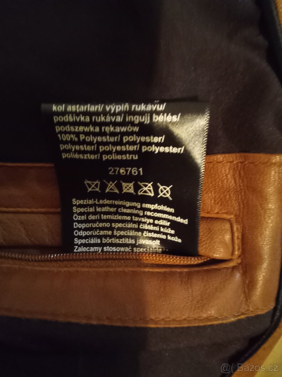 Bunda z pravé kůže, velikost M - 7