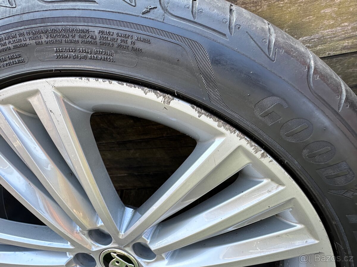 Alu kola 5x100 r18 ŠKODA SIRIUS s pneu - 7